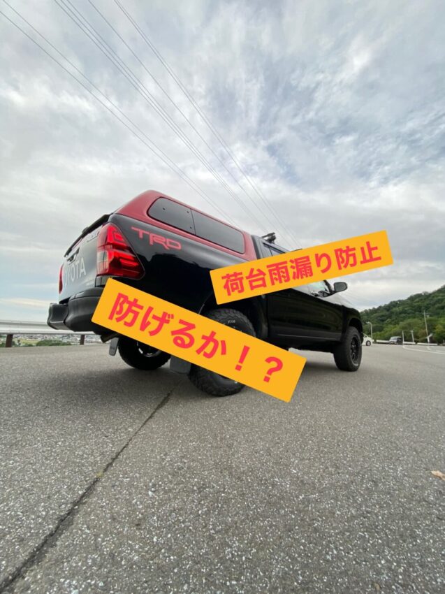 ハイラックス１２５ キャノピー雨漏り対策 シリコンで防いでみた Playing In The Field